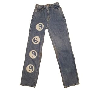 PacSun 90s Boyfriend Yin Yang High Rise Relaxed Jeans 26